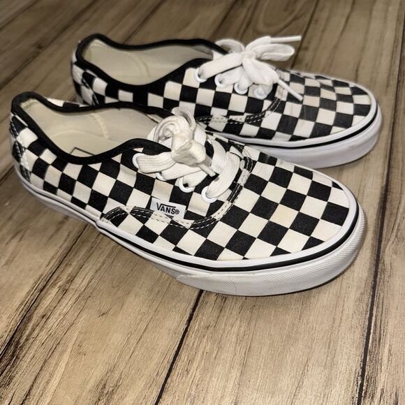 Vans Checkerboard Black White Skater Shoes Off The Wall 6 W 4.5 M - Picture 1 of 10